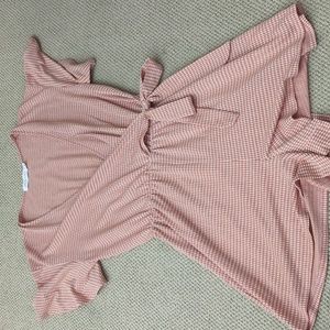 All in Favor Red Plaid Romper